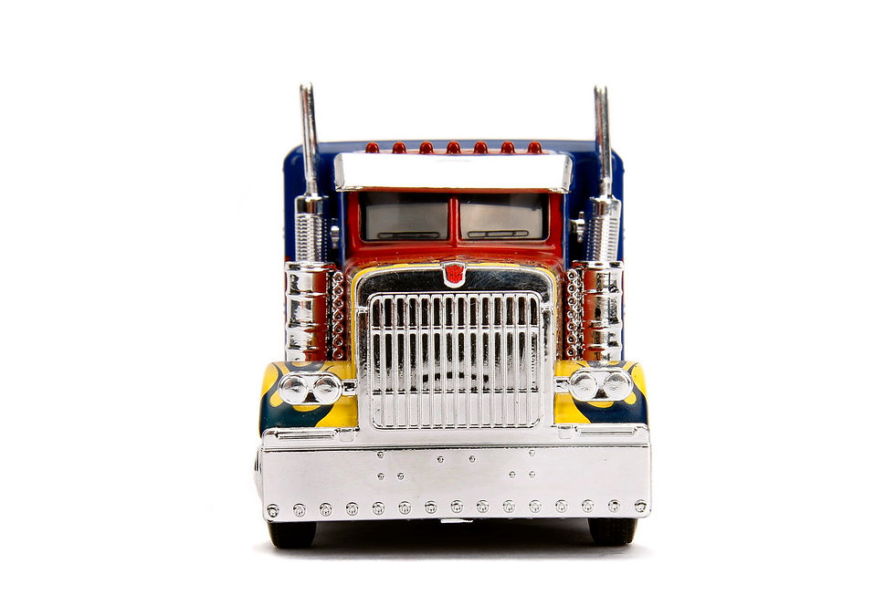 Miniatură: MASINUTA METALICA TRANSFORMERS  T1 OPTIMUS PRIME SCARA 1 LA 32