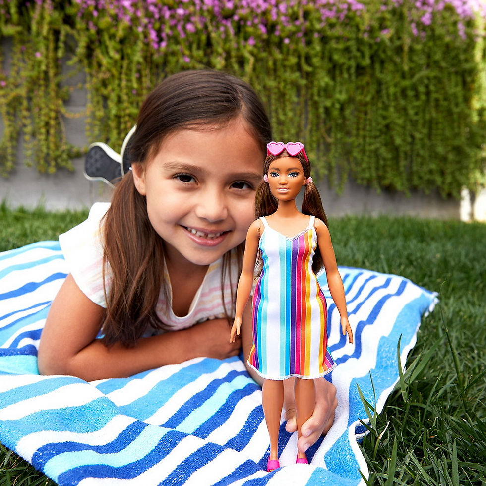 Miniatură: BARBIE TRAVEL PAPUSA BARBIE ANIVERSARE 50 DE ANI MALIBU SATENA