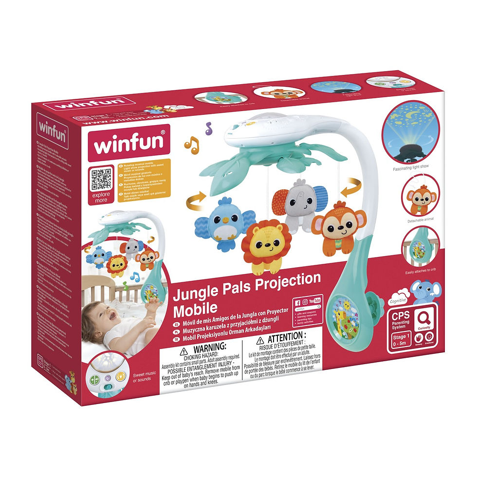 Miniatură: WINFUN PROIECTOR MOBIL ANIMALUTE DIN JUNGLA