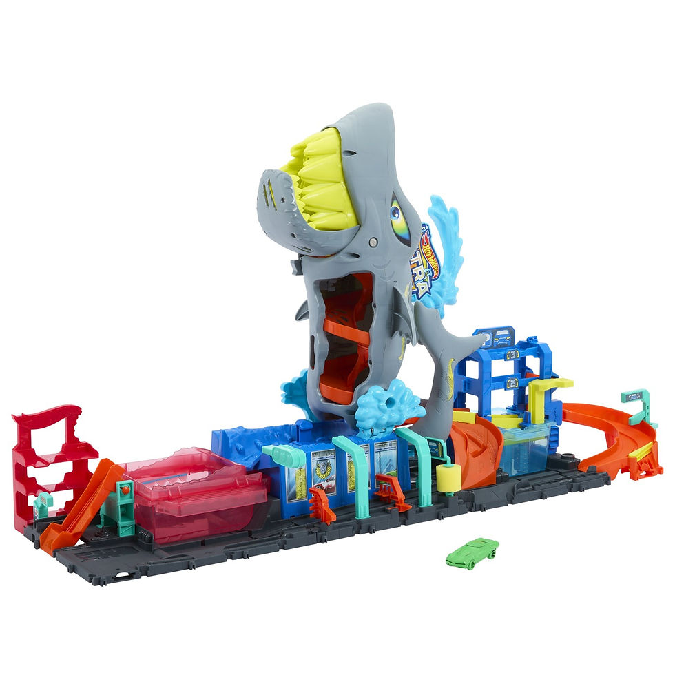 Miniatură: HOT WHEELS CITY COLOR REVEAL SPALATORIE AUTO 91CM