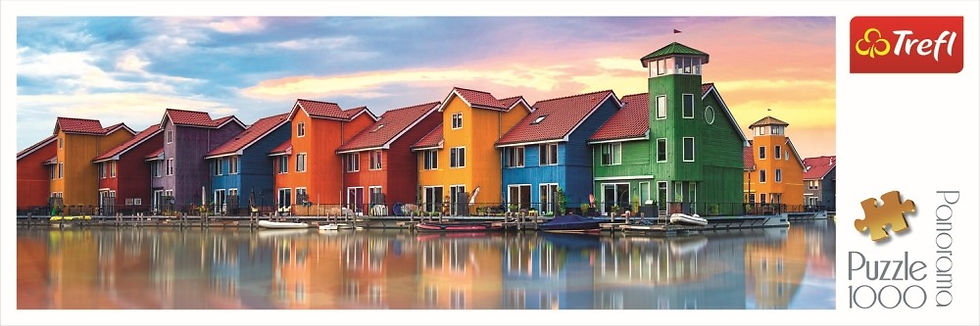 Miniatură: PUZZLE TREFL 1000 PANORAMA GRONINGEN