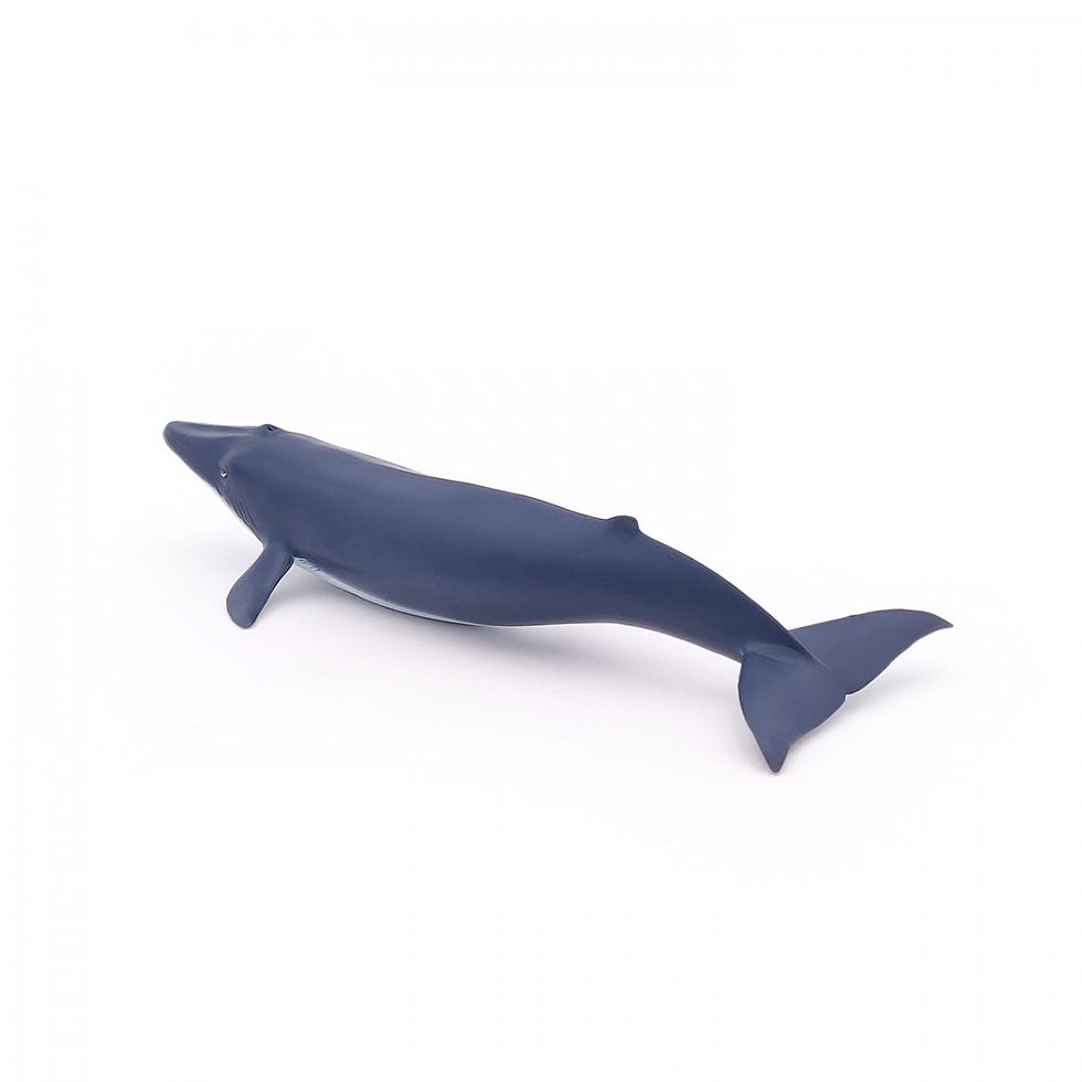 Miniatură: PAPO FIGURINA PUI DE BALENA ALBASTRA