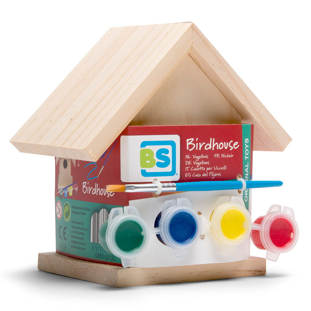 Minicasuta de pasari pentru pictat