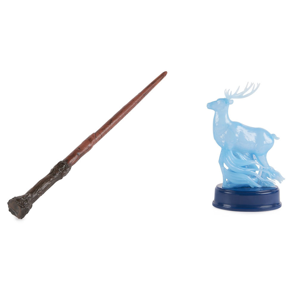 Miniatură: HARRY POTTER WIZARDING WORLD PATRONUS SPELL WAND BAGHETA  LUI HARRY 33CM