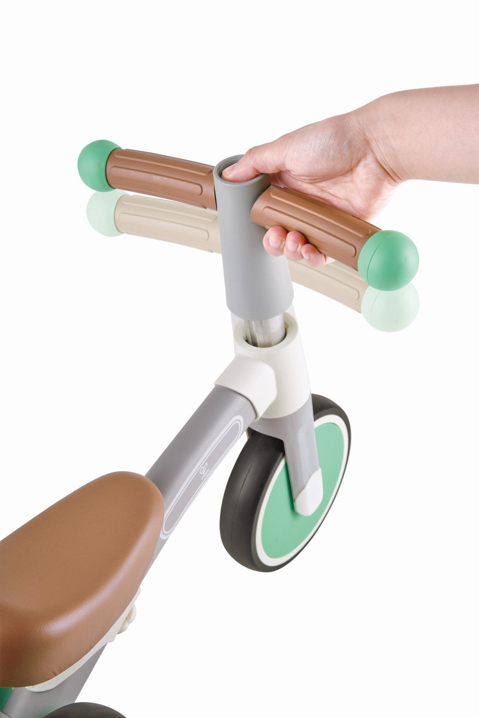 Miniatură: HAPE BICICLETA DE ECHILIBRU VERDE CU 3 ROTI