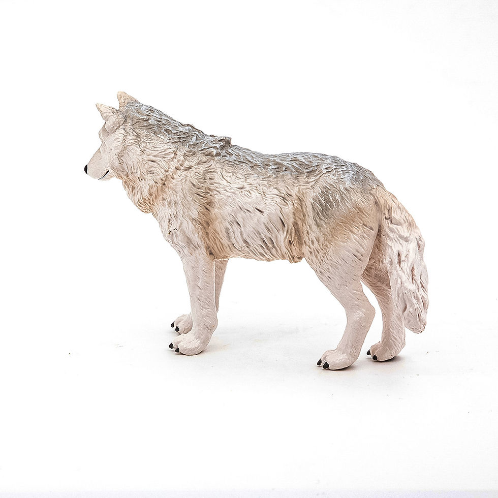 Miniatură: PAPO FIGURINA LUP POLAR
