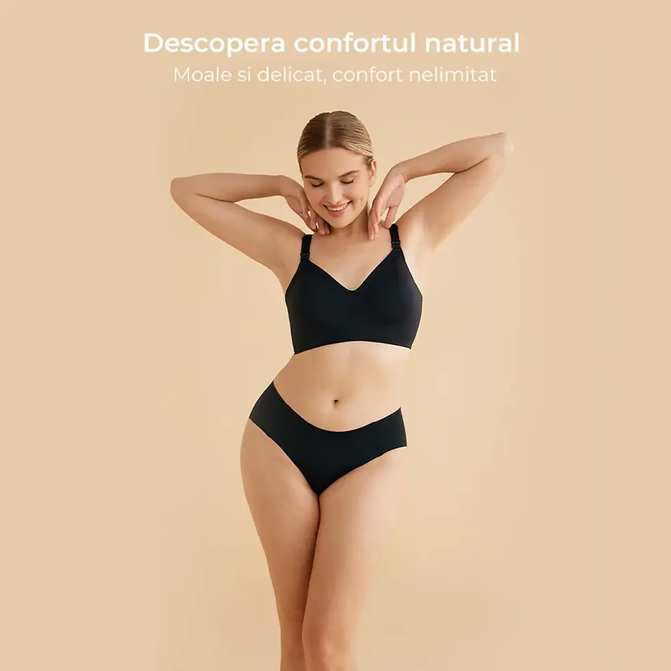 Miniatură: SMOOTH - Sutien  de Alăptare si Pompare de maternitate ultra moale și omni-YN21