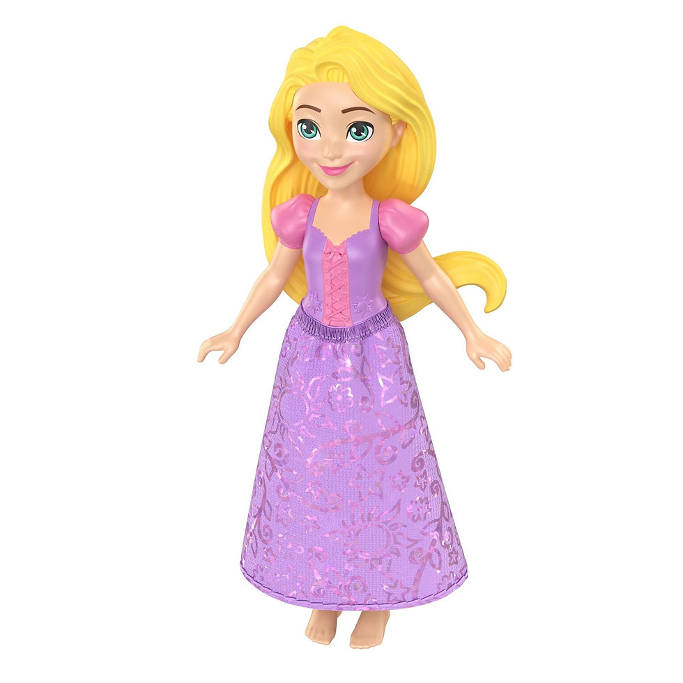 Miniatură: DISNEY PRINCESS MINI PAPUSA RAPUNZEL 9CM