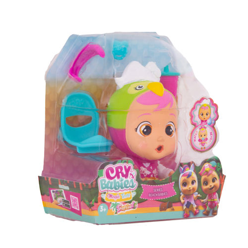 Miniatură: Papusa IMC Bebelus Mini Cry Babies Beach Lora, 913233
