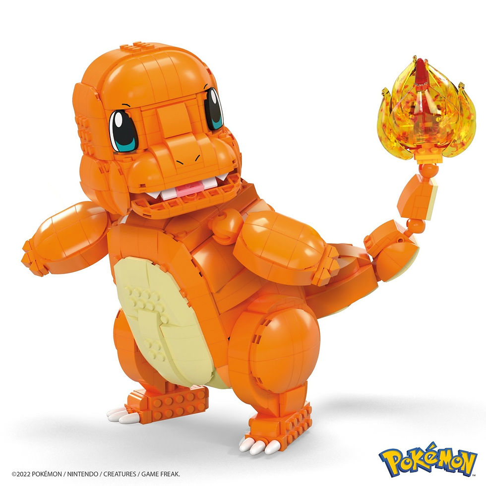 Miniatură: POKEMON MEGA CONSTRUX JUMBO CHARMANDER SALAMECHE