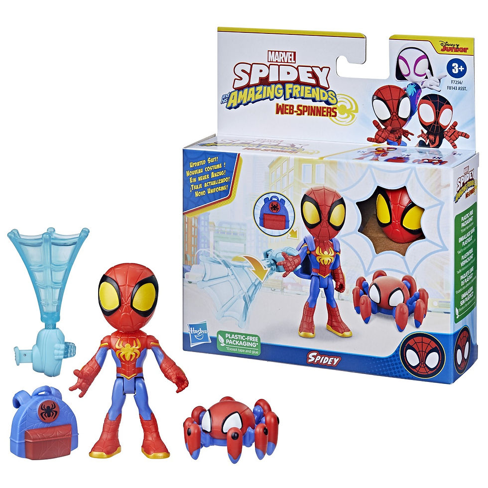 Miniatură: SPIDEY PRIETENII EXTRAORDINARI SET FIGURINA SPIDEY 10CM SI ACCESORII