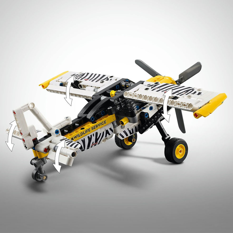 Miniatură: LEGO TECHNIC AVION PENTRU ZONE GREU ACCESIBILE 42198
