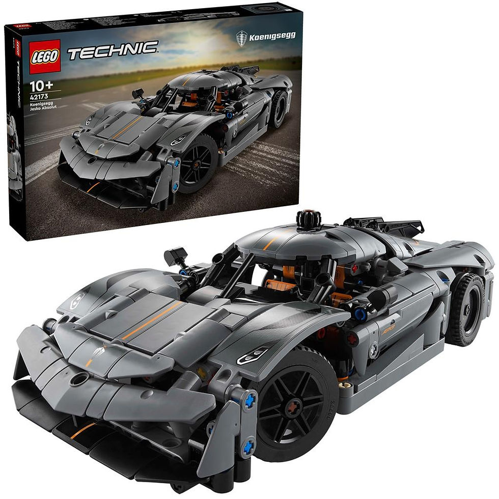 Miniatură: LEGO TECHNIC HIPERMAȘINA KOENIGSEGG JESKO ABSOLUT GRI 42173