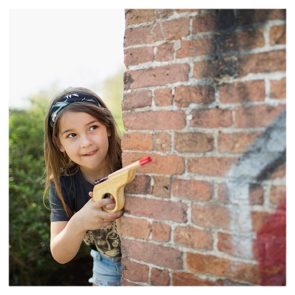 Miniatură: Tinteste cu pistolul, joc cu elastice