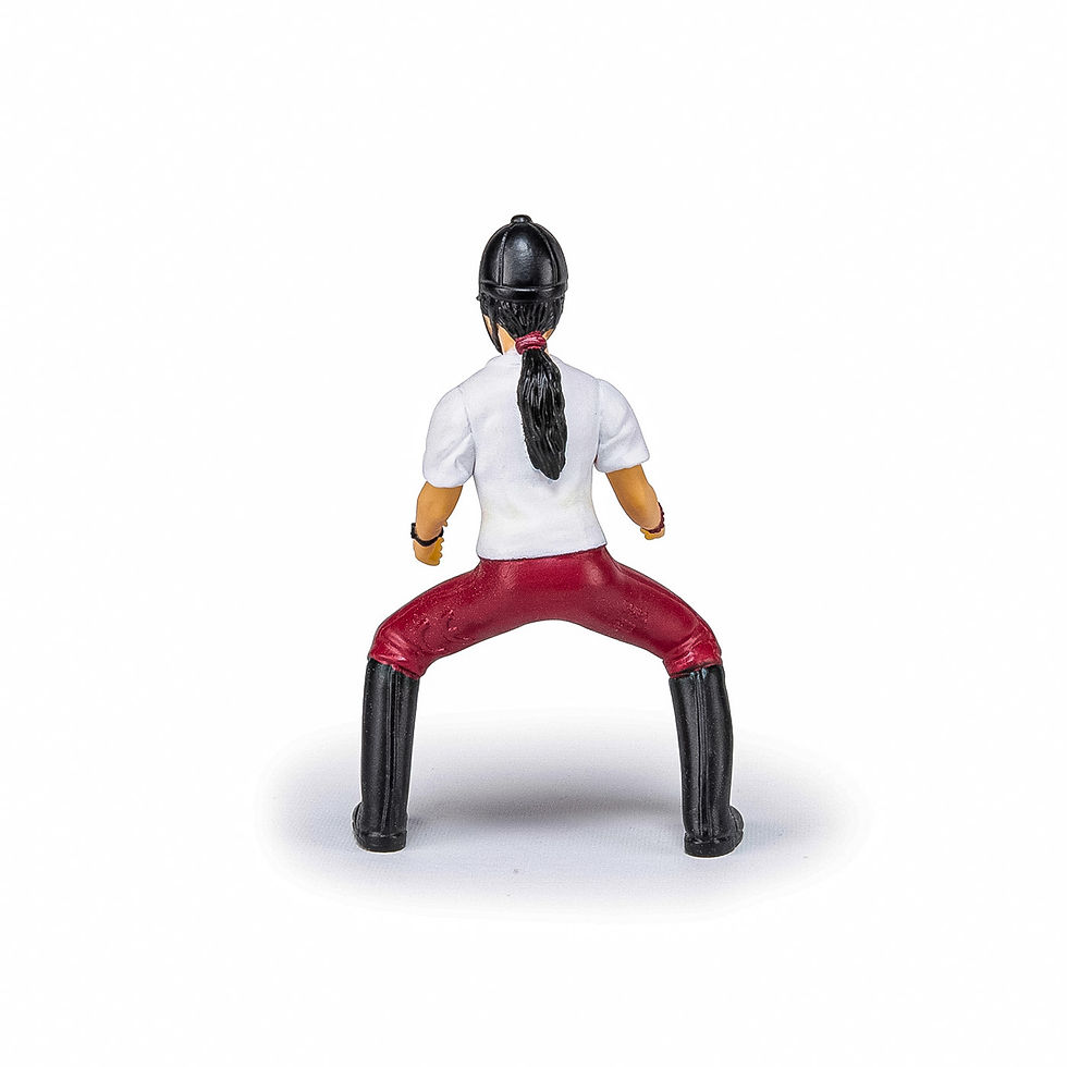 Miniatură: PAPO FIGURINA CALARET FATA