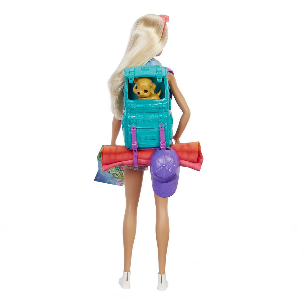 Miniatură: BARBIE CAMPING BARBIE MALIBU CU ACCESORII