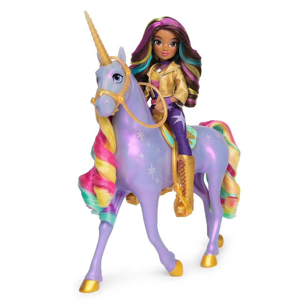 Miniatură: UNICORN ACADEMY SET SOPHIA SI WILDSTAR LUMINA DE CURCUBEU