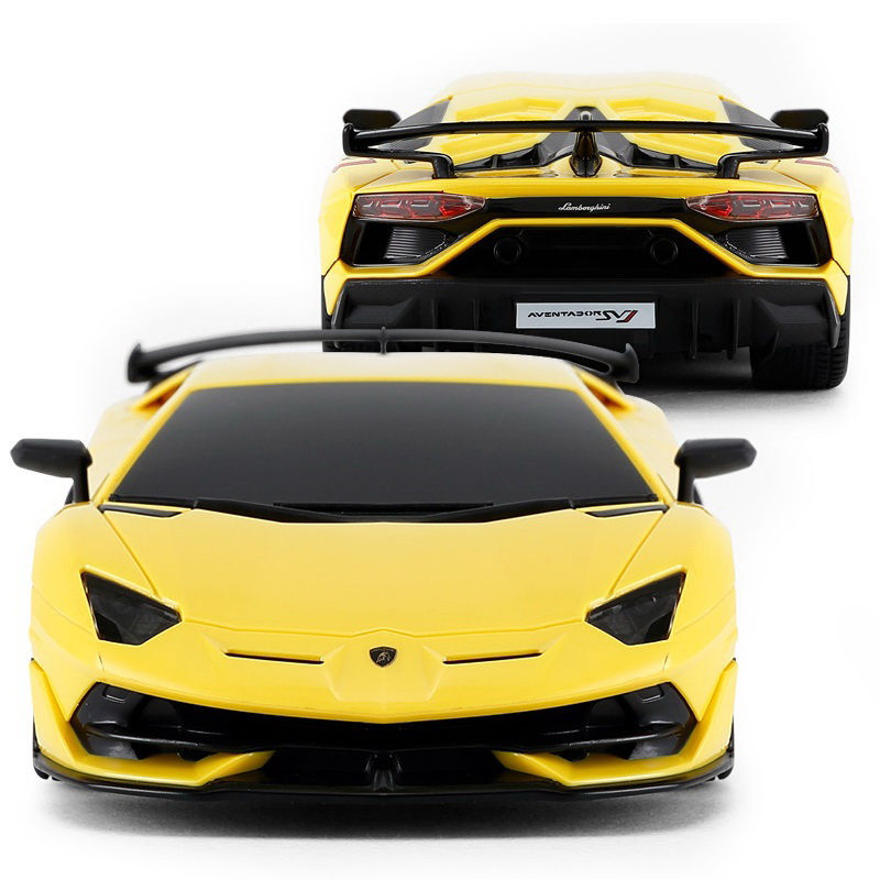 Miniatură: MASINA CU TELECOMANDA LAMBORGHINI GALBEN CU SCARA 1 LA 24