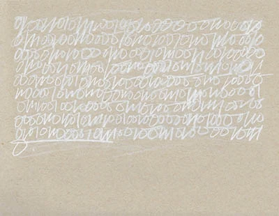 Cursive Binary: My brain has crawled halfway to my heart
