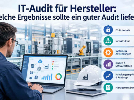 IT-Audit für Hersteller: Welche Ergebnisse sollte ein guter Audit liefern?