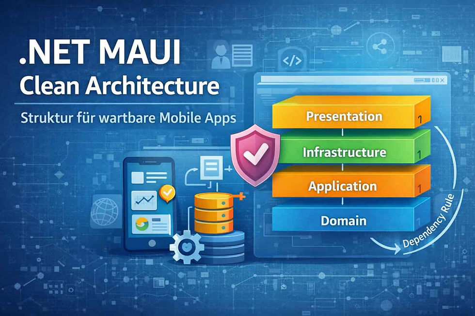 Clean Architecture in .NET MAUI: Struktur für wartbare Mobile Apps