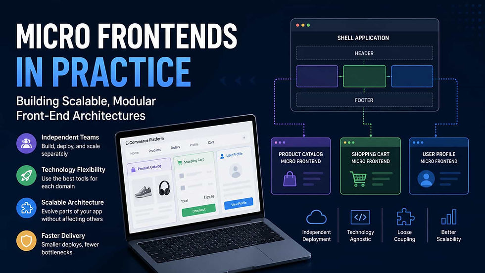 Micro Frontends in der Praxis: Aufbau skalierbarer und modularer Frontend-Architekturen
