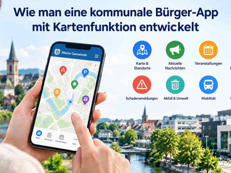 Wie man eine kommunale Bürger-App mit Kartenfunktion entwickelt