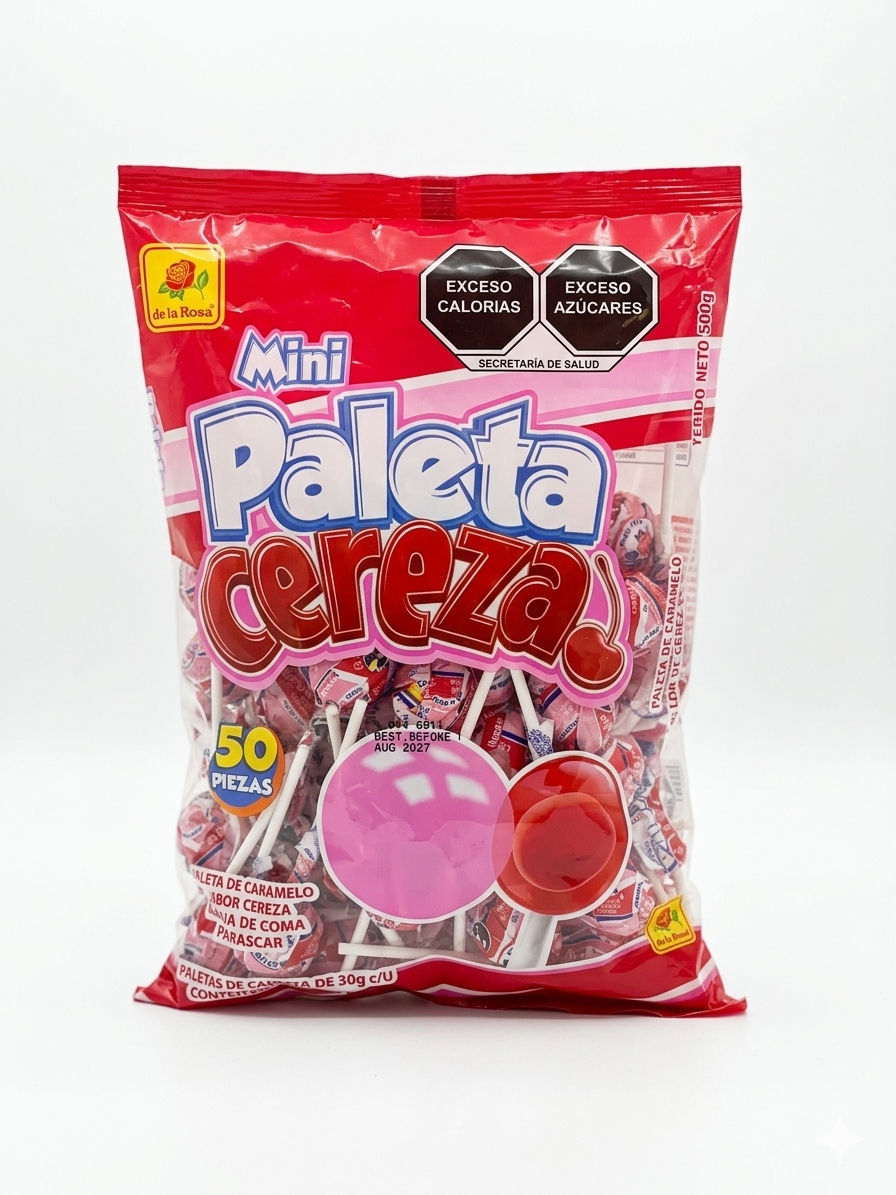 Paleta Cereza ct50