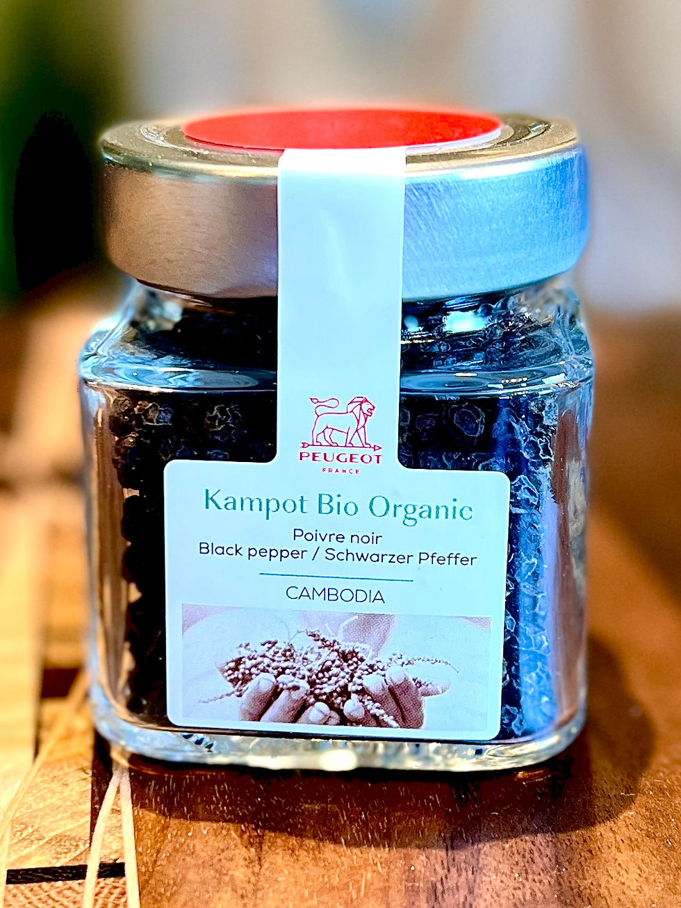Organic Cambodian Black Pepper, 65g