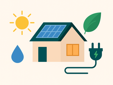 Haus PV-Anlage Sonne