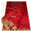 Thumbnail: Scarlet Red Chanderi Silk Saree with Flower Bootis all over