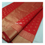Thumbnail: Ruby Red Pattu Silk Chanderi Saree with Golden zari  booties all over