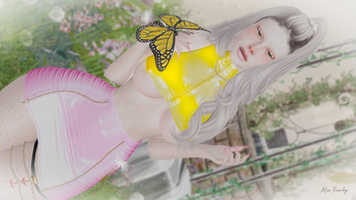 Mia Rowley with our Ben's Monarch Butterfly - [Chris Two Designs] - 2048.jpg