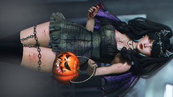 Cidy Capelo With Our Trick Or Treats - Collection - [Chris Two Designs].jpg.png