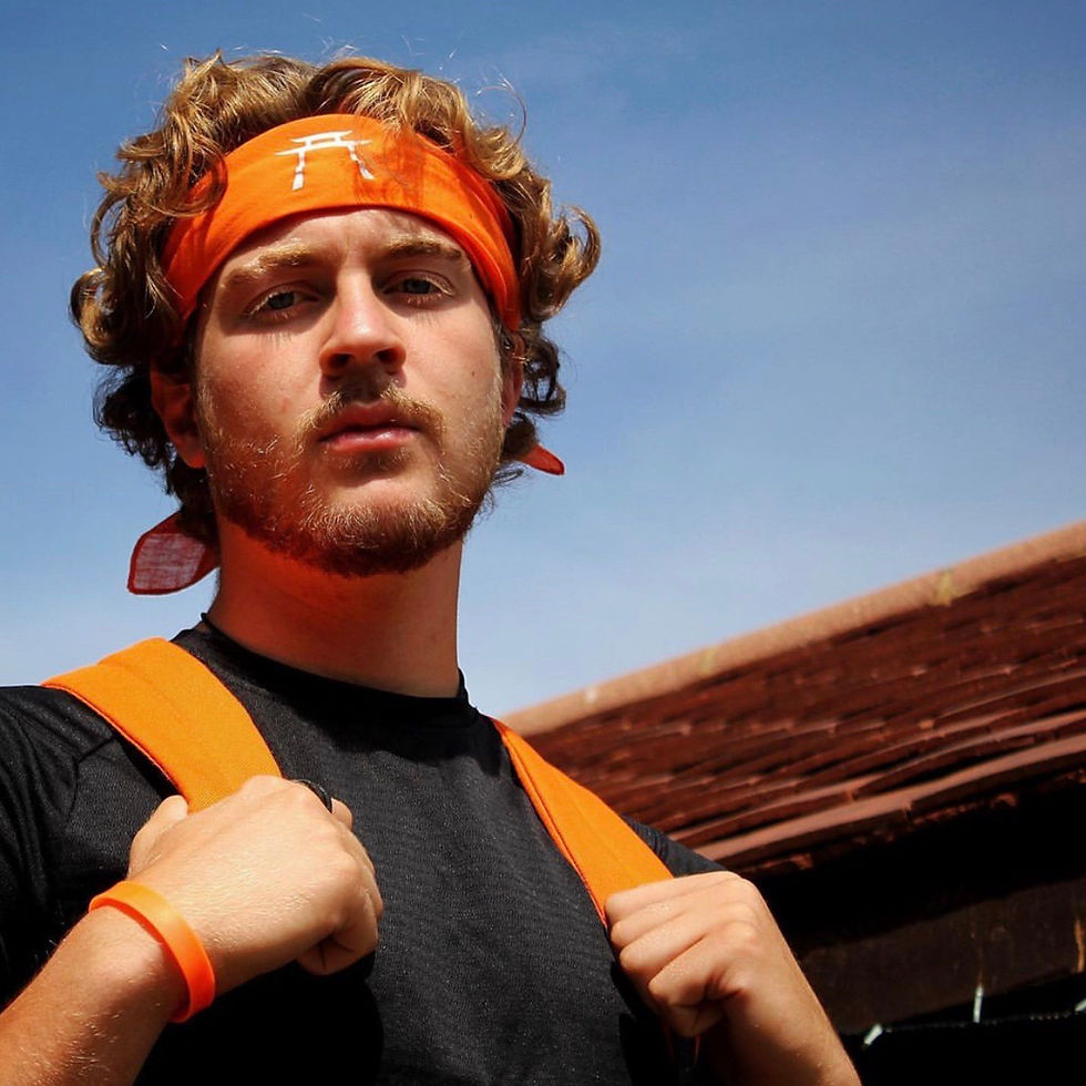 Thumbnail: Orange Temple Bandana 