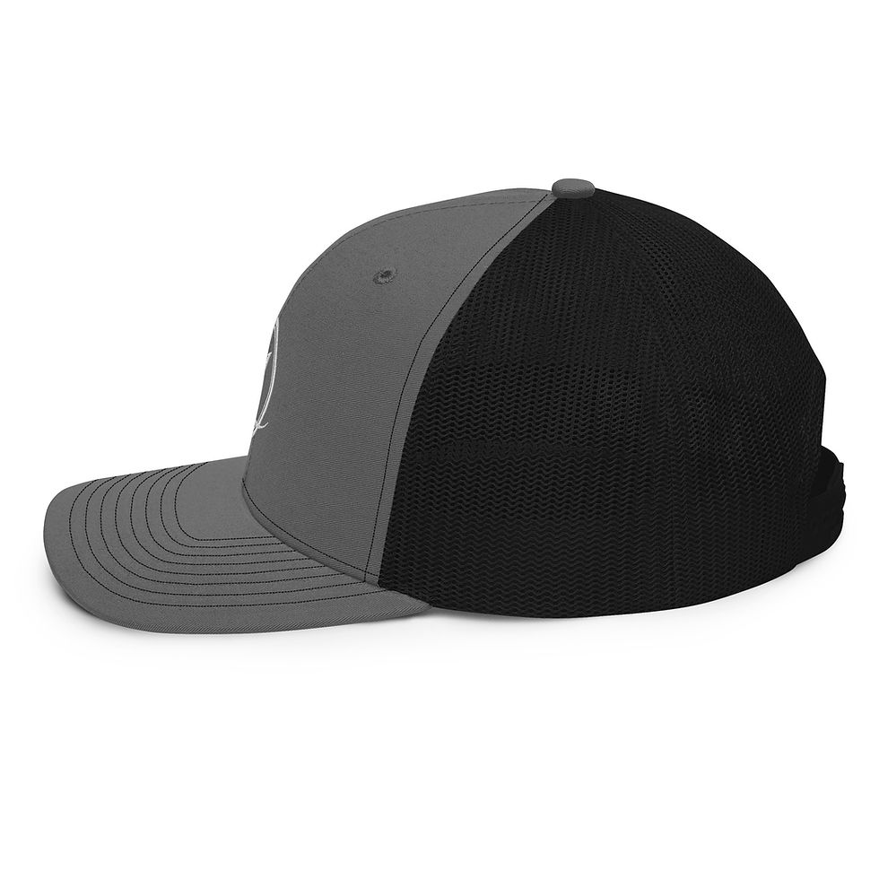 Thumbnail: Trucker Cap Trident White Logo