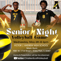 Christien's Senior Volleyball Night Flyer II
