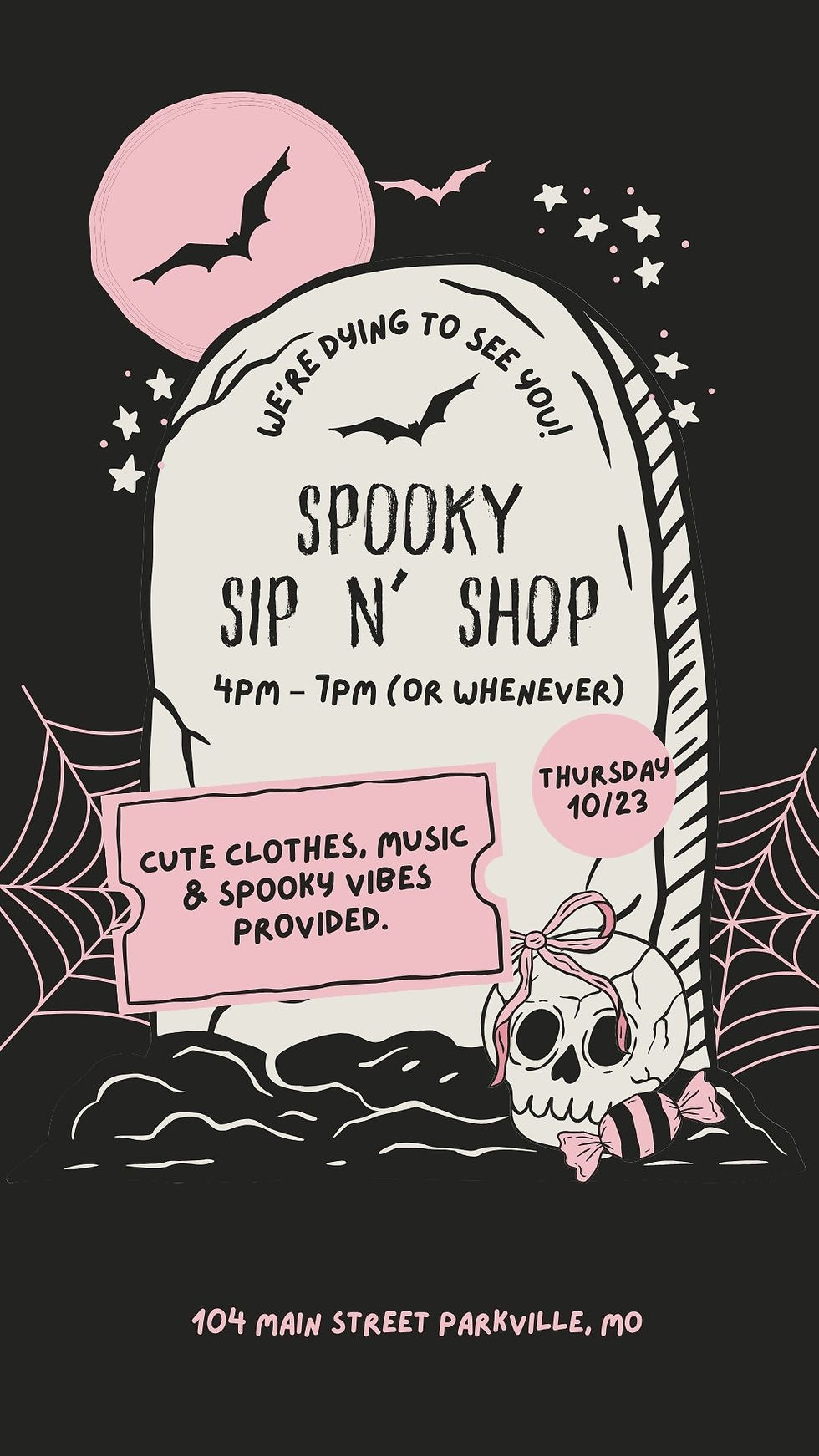 Spooky Sip n' Shop
