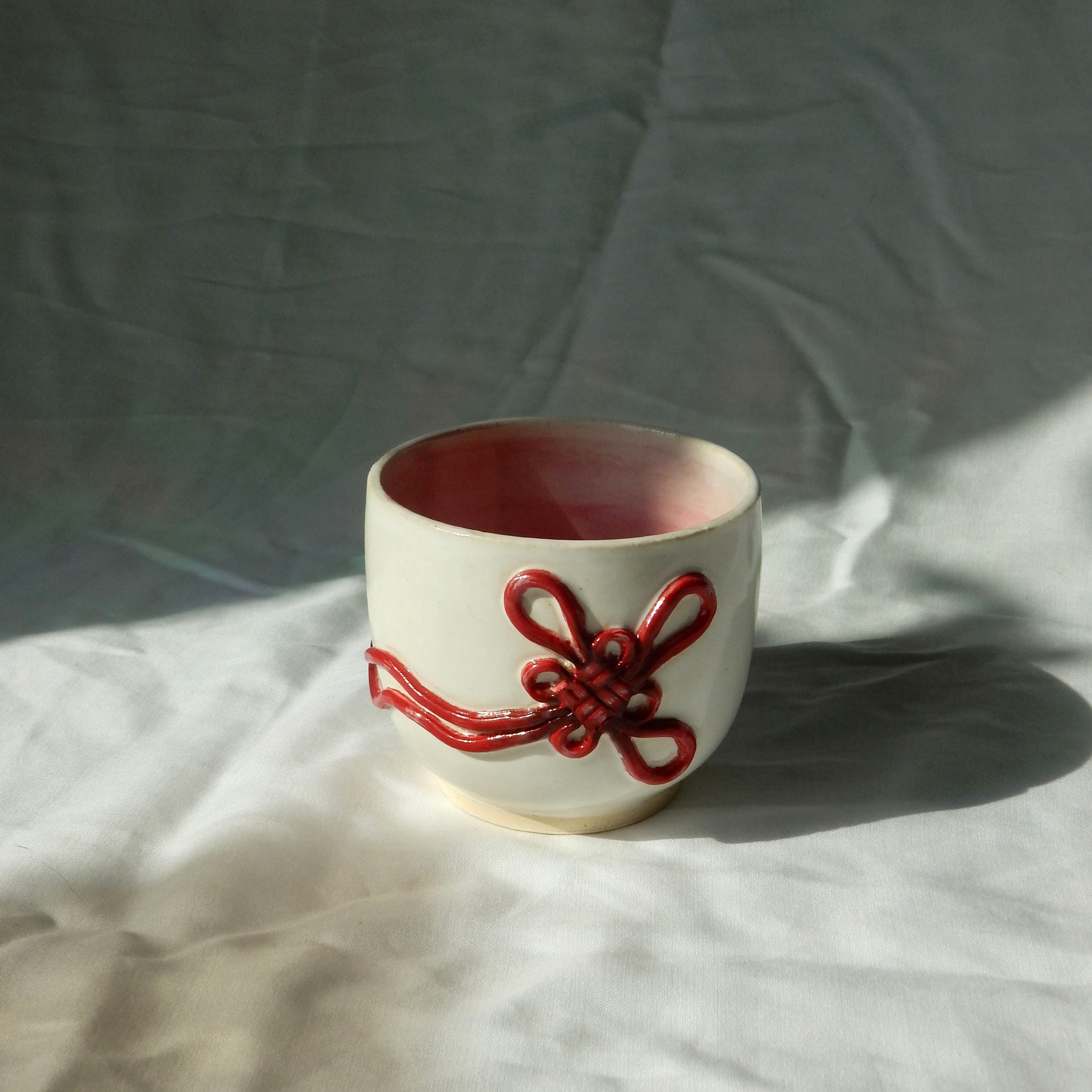 Chinese Good Luck Knot Cup