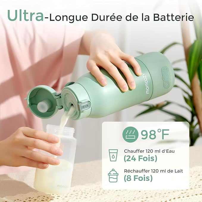 Thumbnail: Momcozy Chauffe Biberon Portable