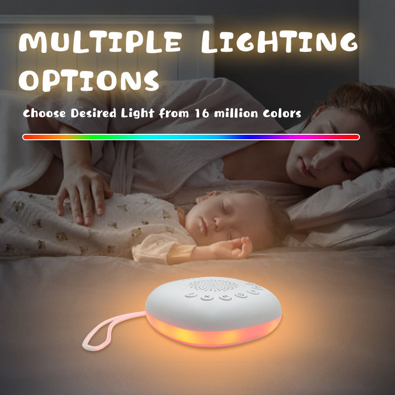 6/10/20Songs White Noise Sound Machine Portable Baby SleepMachine Soothing Sound