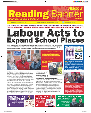 Tabloid printing for Labour