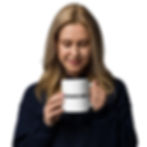 Thumbnail: Large white glossy mug, 20oz 