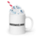 Thumbnail: Large white glossy mug, 20oz 