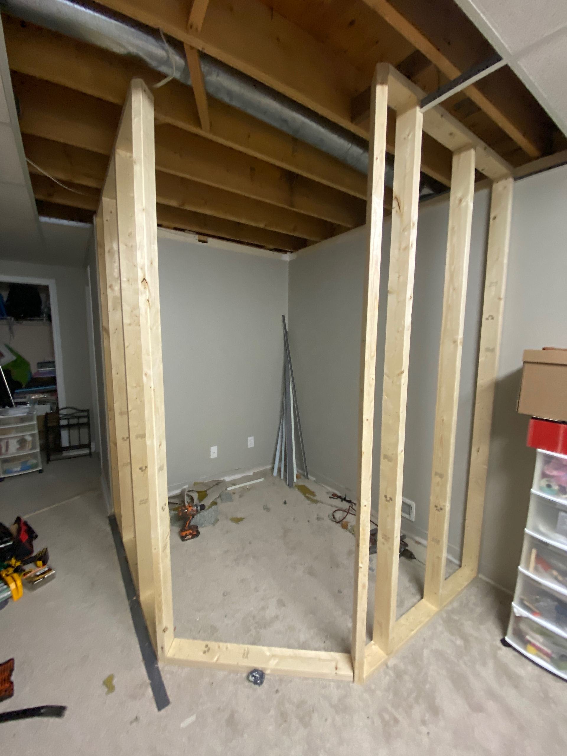 Outer walls constructed for my new home studio