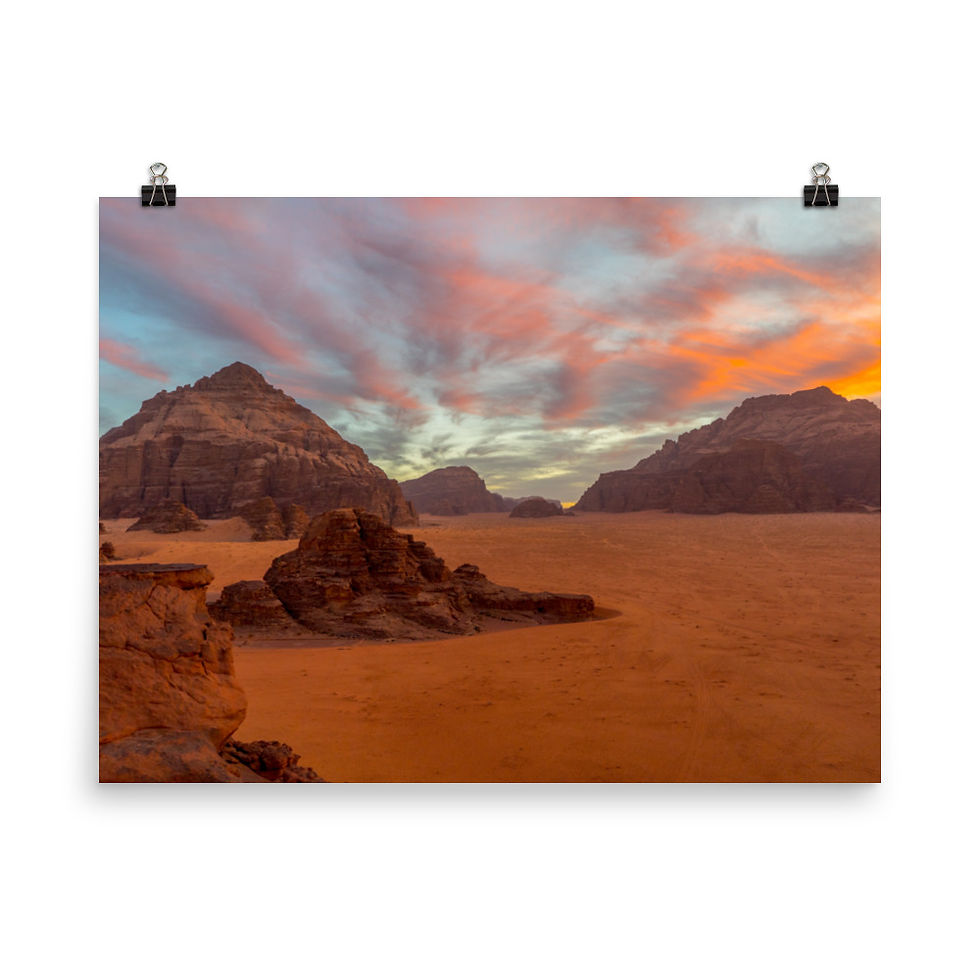 Thumbnail: Wadi Rum, Jordan Sunset [Poster]