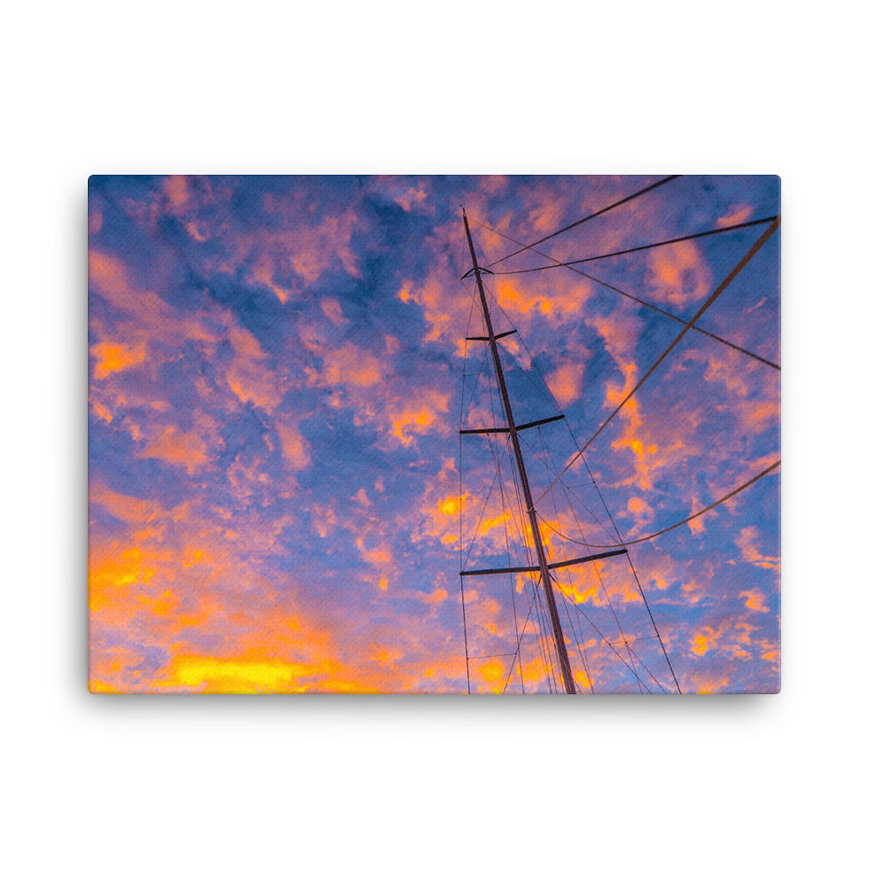 Thumbnail: Sailing Sunrise [Canvas Print]