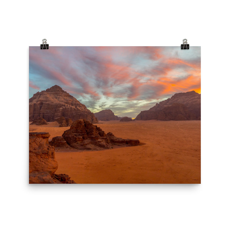 Thumbnail: Wadi Rum, Jordan Sunset [Poster]