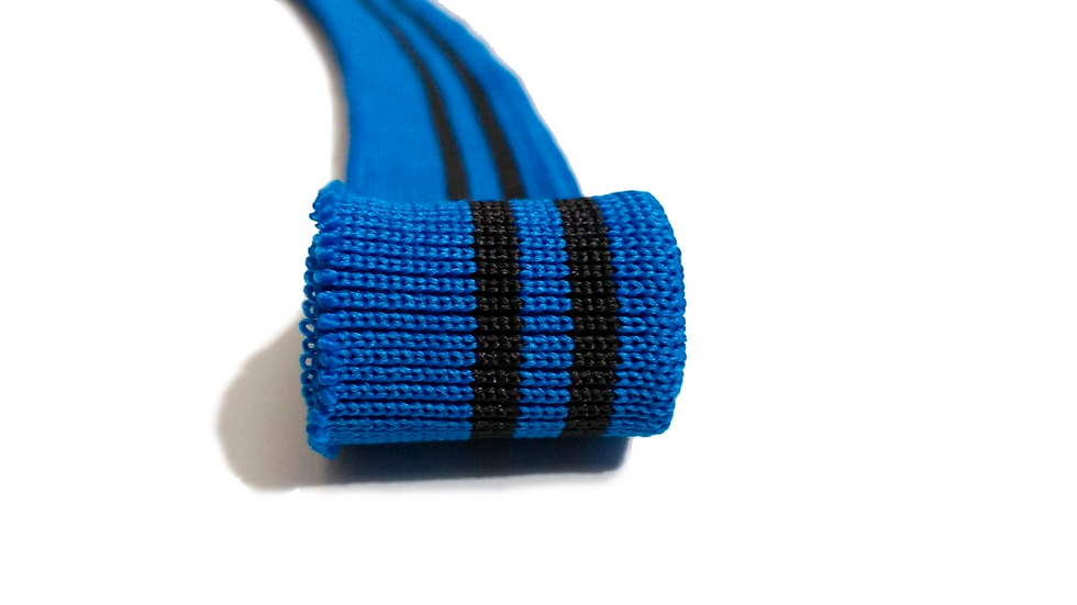 Azul Piscina com Preto