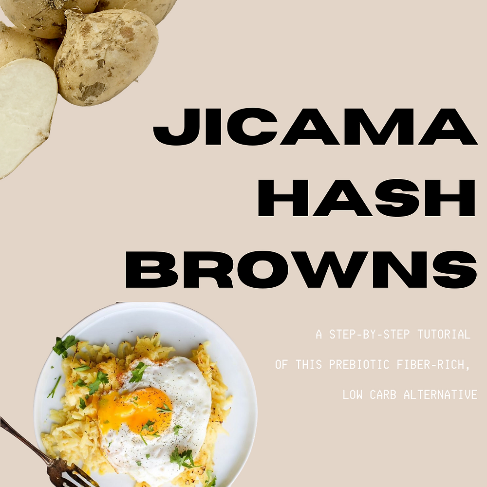 JICAMA HASH BROWNS Step by Step Tutorial